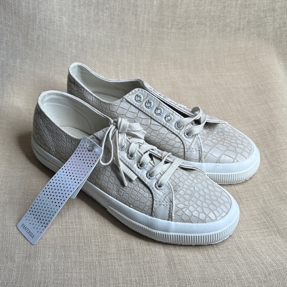 Superga 2750 Croc embossed sneakers